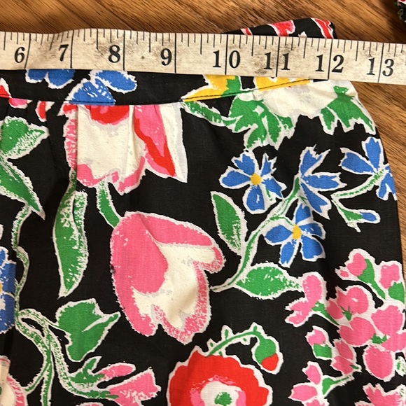 Rare Talbots Vintage Union Labeled Floral Two Piece Skirt Set SZ 4 - Picture 7 of 12